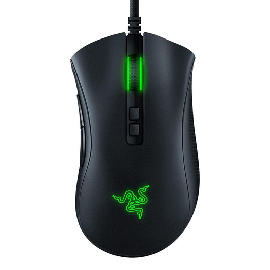 Razer DeathAdder v2 Gaming Mouse: 20K DPI Optical Sensor - Fastest Gaming Mouse Switch - Chroma RGB Lighting - 8 Programmable Buttons - Classic Black - Store For Gamers