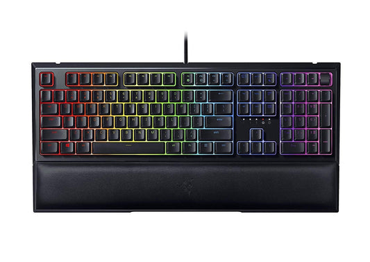 Razer Ornata V2 Gaming Keyboard: Hybrid Mechanical Key Switches - Customizable Chroma RGB Lighting - Programmable Macros - Store For Gamers