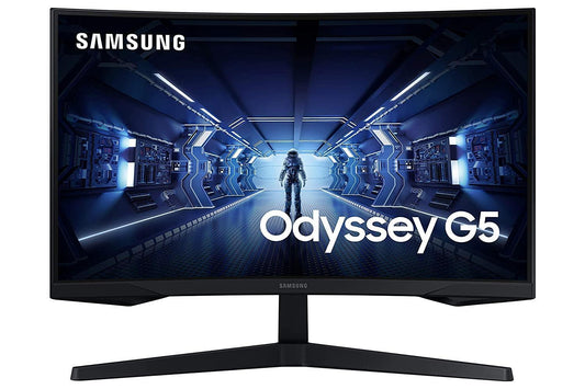 Samsung Odyssey 27-inch (68.4 cm) 1000R, 144 Hz, 1ms, FreeSync Premium, WQHD Curved Gaming Monitor (LC27G55TQWWXXL, Black) - Store For Gamers