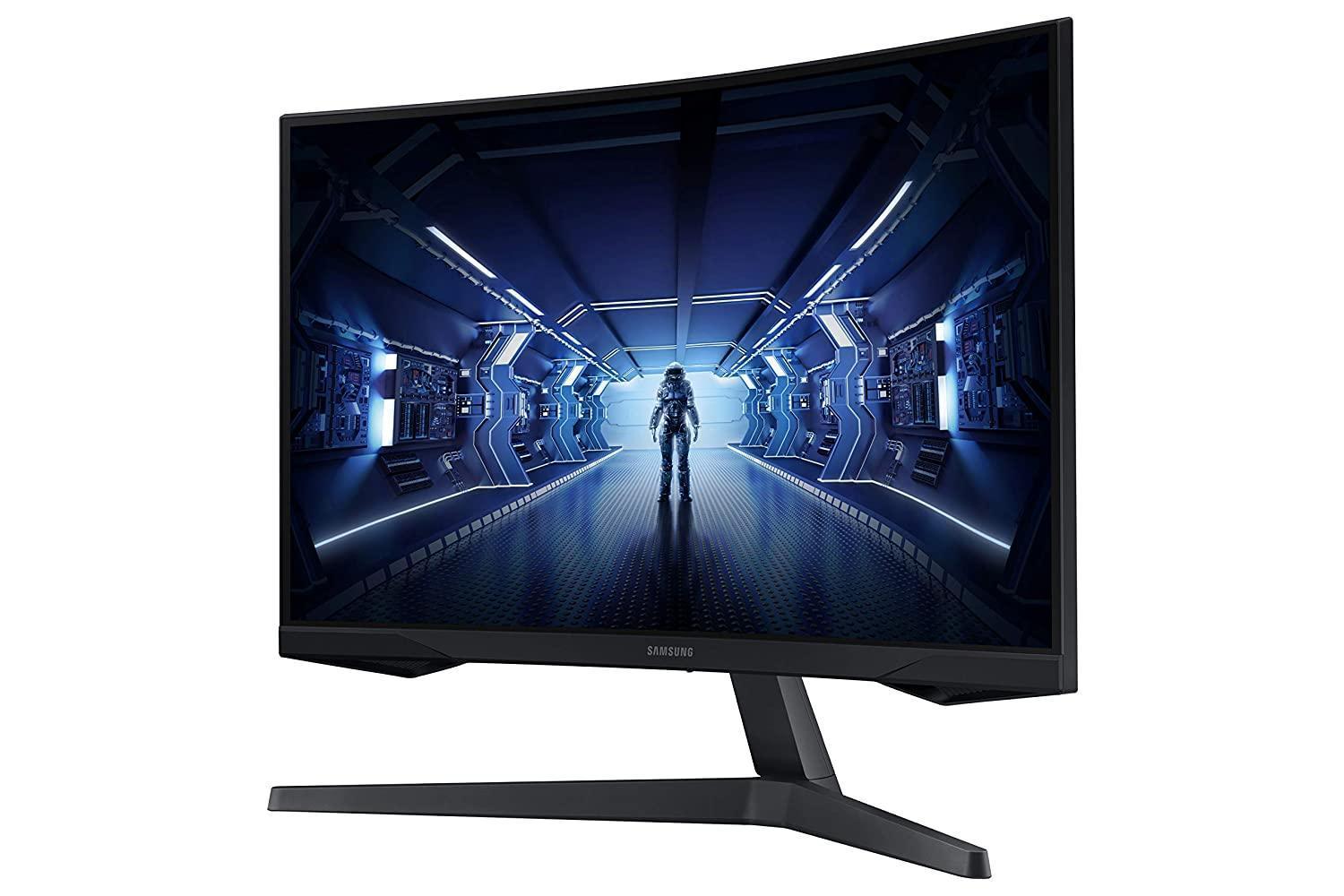 Samsung Odyssey 27-inch (68.4 cm) 1000R, 144 Hz, 1ms, FreeSync Premium, WQHD Curved Gaming Monitor (LC27G55TQWWXXL, Black) - Store For Gamers