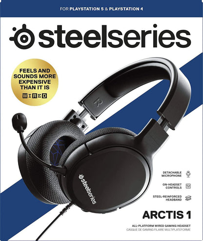 SteelSeries Arctis 1 Wired Gaming Headset – Detachable ClearCast Microphone – Lightweight Steel-Reinforced Headband - Store For Gamers