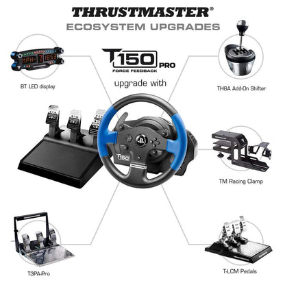 Thrustmaster T150 PRO | Racing Game Wheel | Force Feedback | PC/PS3/PS4/Playstation 5 - Store For Gamers