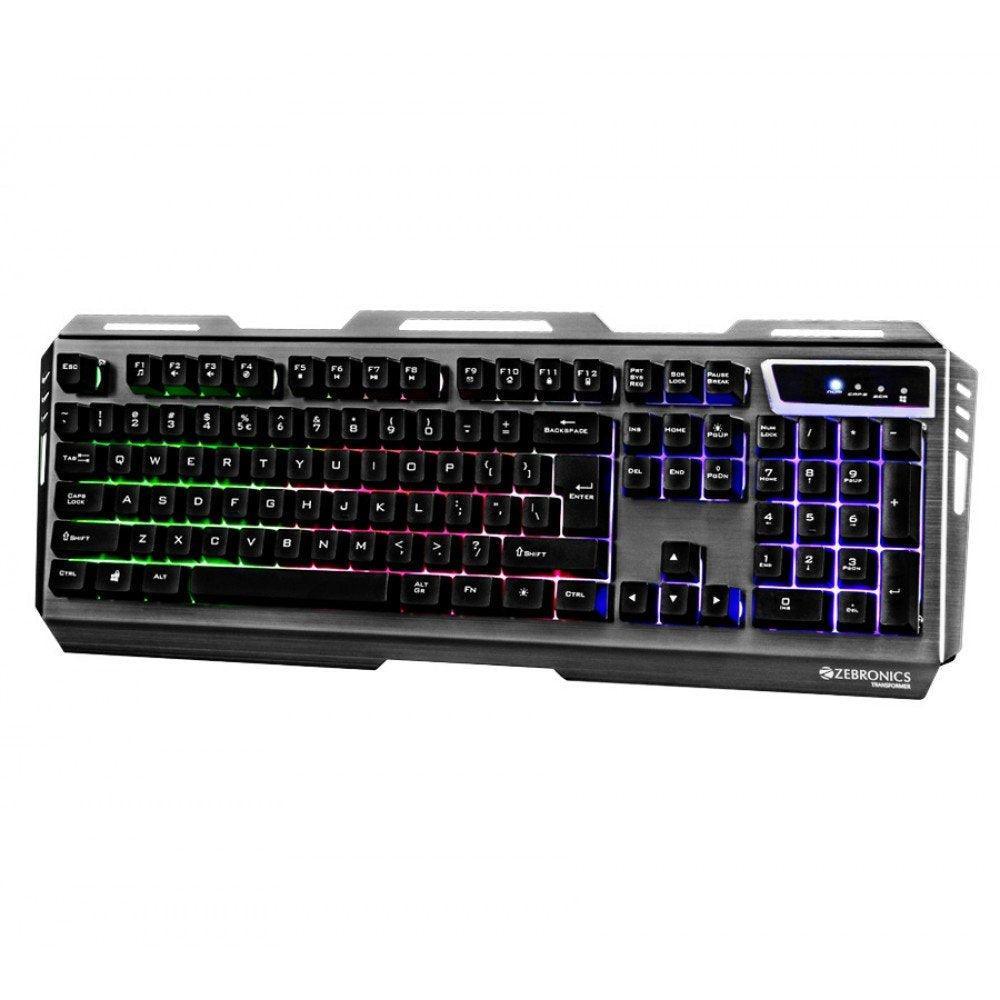 Zebronics Zeb-Transformer Gaming Keyboard and Mouse Combo (USB, Braided Cable) - Store For Gamers